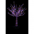 Home Accents Holiday 96 in. LED Pre-Lit Bare Branch Tree with Multicolor Lights-4407463BR02UHO1 301728421