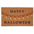 Home Accents Holiday Halloween Bunting 17 in. x 29 in. Coir Door Mat-519452 206979351