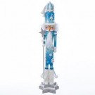 Kurt S. Adler 20 in. Hollywood Blue and White Nutcrackers with Snowflakes and Star Staff-HA0309 300587934