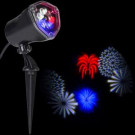 LightShow 10.24 in. LED Whirl-a-Motion-4th of July (RWWB) Stake-49233 300867062