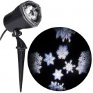LightShow Projection Ornate SnowFlurry (White) Stake-14382 301684634