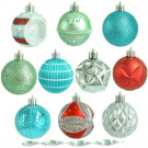 Martha Stewart Living 2.3 in. Christmas Morning Shatter-Resistant Ornament (101-Count)-H338 301574395