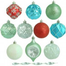 Martha Stewart Living 3 in. Christmas Morning Shatter-Resistant Ornament (75-Count)-H358 301577039