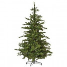 Martha Stewart Living 7.5 ft. Indoor Pre-Lit Norwegian Spruce Hinged Artificial Christmas Tree-9318500620 300338284