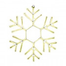 Martha Stewart Living 9 ft. Warm White Outdoor Lighted 23 in. Snowflake-9987810410 302741567