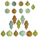 Martha Stewart Living Holiday Shimmer Glass Set Ornament (20-Count)-HEGL24HS 207045493