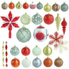 Martha Stewart Living Pepperberry Lane Shatter-Resistant Ornament (100-Count)-H373 301575021