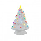 Mr. Christmas 14.25 in. Christmas Porcelain Nostalgic Tree in White-17377 302506768