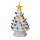 Mr. Christmas 7 in. Christmas Porcelain Nostalgic Tree in White-17359 302506745