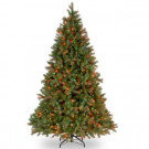 National Tree Company 10 ft. Feel-Real Downswept Douglas Fir Hinged Artificial Christmas Tree with 1000 Multi Lights-PEDD8-325-100 301539324