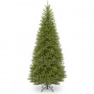 National Tree Company 12 ft. Dunhill Fir Slim Tree with Clear Lights-DUSLH1-120LO 302558665