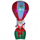 National Tree Company 12 ft. Inflatable Projection Hot Air Balloon Santa-GE9-82807-1 303231290