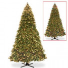 National Tree Company 15 ft. Bayberry Spruce Memory-Shape Tree with Dual Color LED Lights-PEBY4-150D-SM 302558689