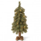 National Tree Company 24 in. Feel-Real Bayberry Blue Cedar Tree with Battery Operated LED Lights-PEBYB1-319-24B1 300478248