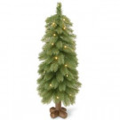 National Tree Company 24 in. Feel-Real Bayberry Cedar Tree with Battery Operated LED Lights-PEBY1-319-24B1 300478219