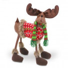 National Tree Company 24 in. Moose with Red Jacket-TP-F162403 300488257