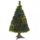 National Tree Company 2.6 ft. Battery Operated Fiber Optic Ice Artificial Christmas Tree-SZI7-172-32B-1 300496227
