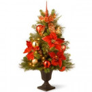 National Tree Company 3 ft. Decorative Collection Home For the Holidays Entrance Artificial Christmas Tree with Clear Lights-DC13-110L-36P 300120637