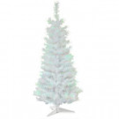 National Tree Company 3 ft. White Iridescent Tinsel Artificial Christmas Tree-TT33-713-30-1 300487967