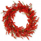 National Tree Company 30 in. Berry Artificial Wreath-RAC-W060283A 300154654