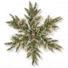National Tree Company 30 in. Glittery Bristle Pine Snowflake with Infinity (TM) Lights-GB1-359Y-32S-1 303231285