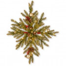 National Tree Company 32 in. Glittery Gold Dunhill Fir Bethlehem Star with Battery Operated LED Lights-DUGL3-30032STB1 303231242