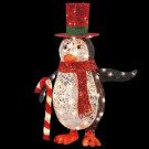 National Tree Company 36 in. Penguin with LED Lights-DF-100020U 300493499