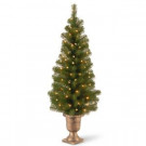 National Tree Company 4 ft. Montclair Spruce Entrance Artificial Christmas Tree with Clear Lights-MC7-308-40 300120619