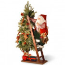 National Tree Company 42 in. Plush Collection Santa and Tree with Lights-PL27-CH1445 300488264
