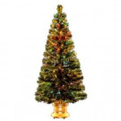National Tree Company 5 ft. Fiber Optic Radiance Fireworks Artificial Christmas Tree-SZRX7-100L-60 300496188