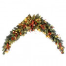 National Tree Company 6 ft. Classical Collection Mantel Swag with Clear Lights-CC1-301-6-1 300487229