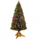 National Tree Company 6 ft. Fiber Optic Fireworks Artificial Christmas Tree with Ball Ornaments-SZOX7-100-72 205331315