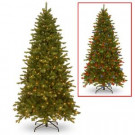 National Tree Company 7.5 ft. Sheridan Spruce Memory-Shape Artificial Christmas Tree with PowerConnect and Dual Color LED Lights-PESS3-D07-75M 300443182