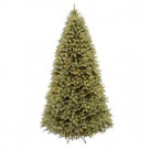 National Tree Company 9 ft. Feel-Real Downswept Douglas Fir Hinged Artificial Christmas Tree with 900 Clear Lights-PEDD8-312-90 301539309