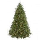 National Tree Company 9 ft. Feel-Real Jersey Fraser Fir Hinged Artificial Christmas Tree with 1500 Clear Lights-PEJF8-300-90 301539321
