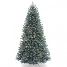 National Tree Company 9 ft. North Valley Blue Spruce Tree with Clear Lights-NRVB7-306-90 302558701