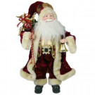 National Tree Company Plush Collection 18 in. Burgundy Santa-TP-S141801B 205580565