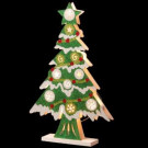 National Tree Company Pre-Lit 17 in. Wooden Christmas Tree-MZC-1316 300493638