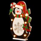 National Tree Company Pre-Lit 17 in. Wooden Penguin-MZC-1327 300493646