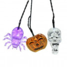 Northlight LED Battery Operated Skull, Spider and Jack-o-Lantern Halloween Lights (Set of 90)-32234373 302267593