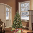 Puleo 4.5 ft.Pre-Lit Fraser Fir Artificial Christmas Tree with 250 Clear Lights-909-FF-45C25 300950380
