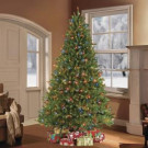 Puleo 7.5 ft. Pre-Lit Fraser Fir Artificial Christmas Tree with 750 Clear/Multi-Colored LED Lights-277-FF-75LW/M75 300950392