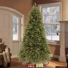 Puleo 7.5 ft. Pre-Lit Frasier Fir Premium Artificial Christmas Tree with 800 Clear Lights-114-FFP-B75CY8 300950389