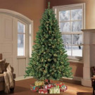 Puleo 7.5 ft. Pre-Lit Northern Fir Artificial Christmas Tree with 600 Clear Lights-277-NFG-75C6 300950376
