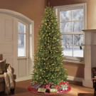 Puleo 7.5 ft. Pre-Lit Slim Fraser Fir Artificial Christmas Tree with 500 Clear Lights-277-FFSL-75C5 300950384