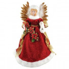 Santa's Workshop 16 in. Majestic Angel Tree Topper with Feathered Wings-3108 303068519