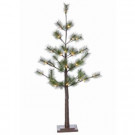 Sterling 4 ft. Indoor Pre-Lit Pine Needle Artificial Christmas Tree with 36 UL Warm White Lights-6430--40C 300877710