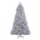 Sterling 7.5 ft. Indoor Pre-Lit LED Silver Parkview Pine Artificial Christmas Tree with 600 UL Color Changing Lights-6118--75CM 300839572