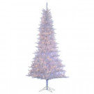 Sterling 9 ft. Pre-Lit White Tiffany Tinsel Artificial Christmas Tree-6015--90W 205177758
