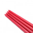 Zest Candle 12 in. Red Taper Candles (12-Set)-CEZ-072 203362868